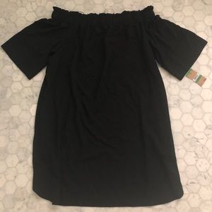 RACHEL Rachel Roy Off the Shoulder Black Dress